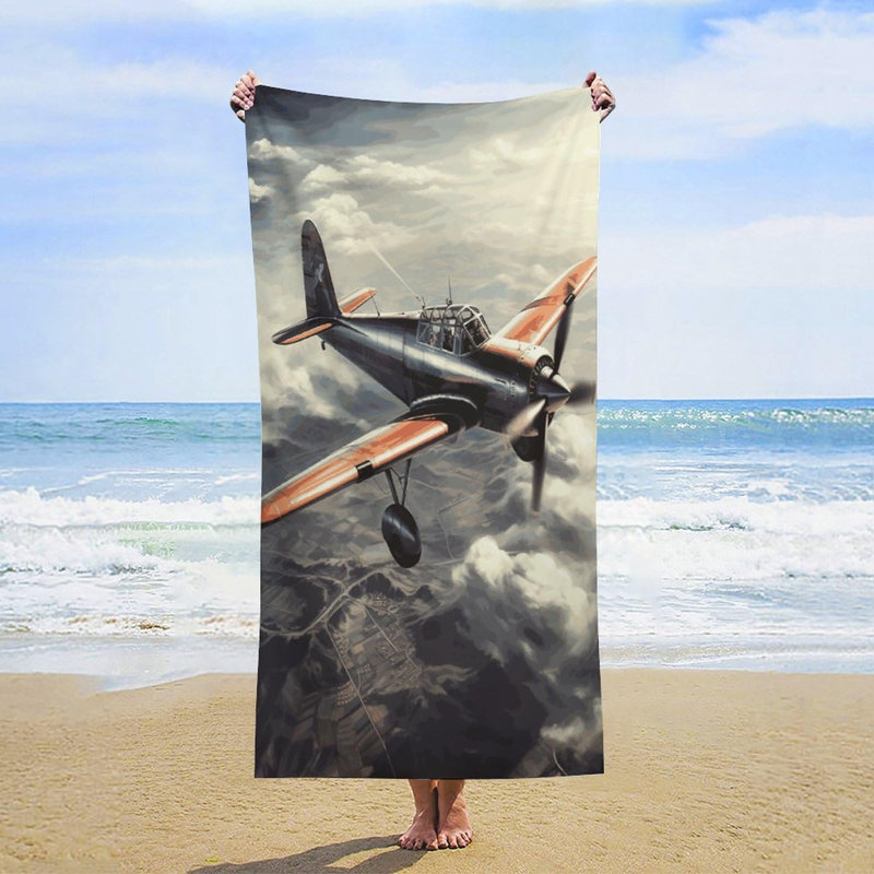 Serviette de bain à séchage rapide en microfibre à séchage rapide, surdimensionnée et sans sable, pour la piscine, le tapis de bain léger, pour la piscine, la natation et le yoga, 60 x 80 po, et un sac en toile avec la même serviette de plage imprimée sera offert en cadeau