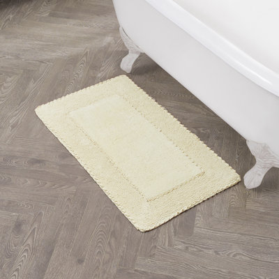 Laura Ashley Ruffle 100% Cotton Bath Rugs