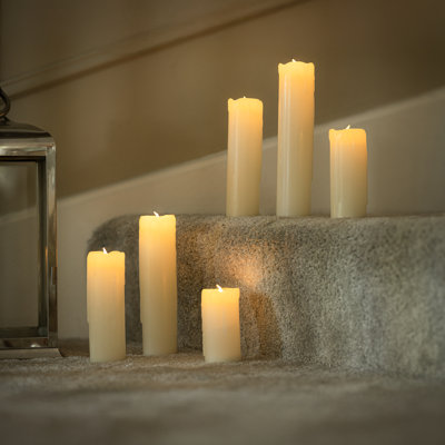 Unscented Flameless Pillar Candle