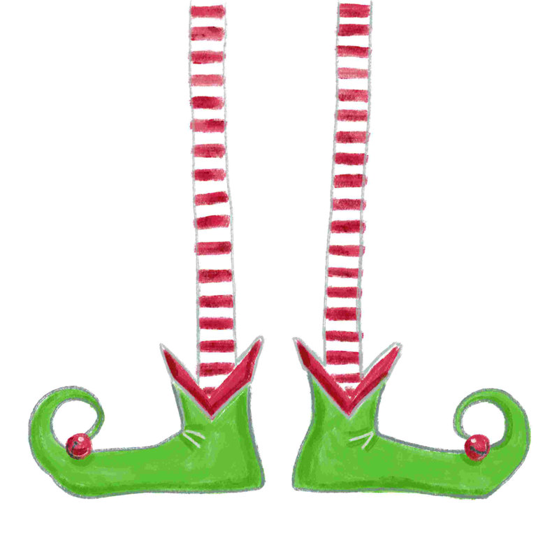 " Elf Legs 2 ", 36" H x 36" W  