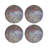 Agate Vegan Leather Round Pebble Placemat-50817841