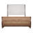 Wallasey 5Pc Wood C King Bedroom Set W 2 Ns In Pecan-2044032548