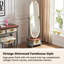 Miroir d'appoint 64,17 "style rétro américain