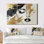 «Black and Gold Fashion Woman Midnight Mirage», ensemble de reproductions d'art mural mode femme