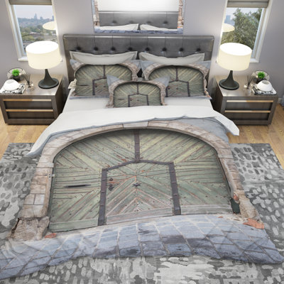 Ensemble de housse de couette designart old citydoor