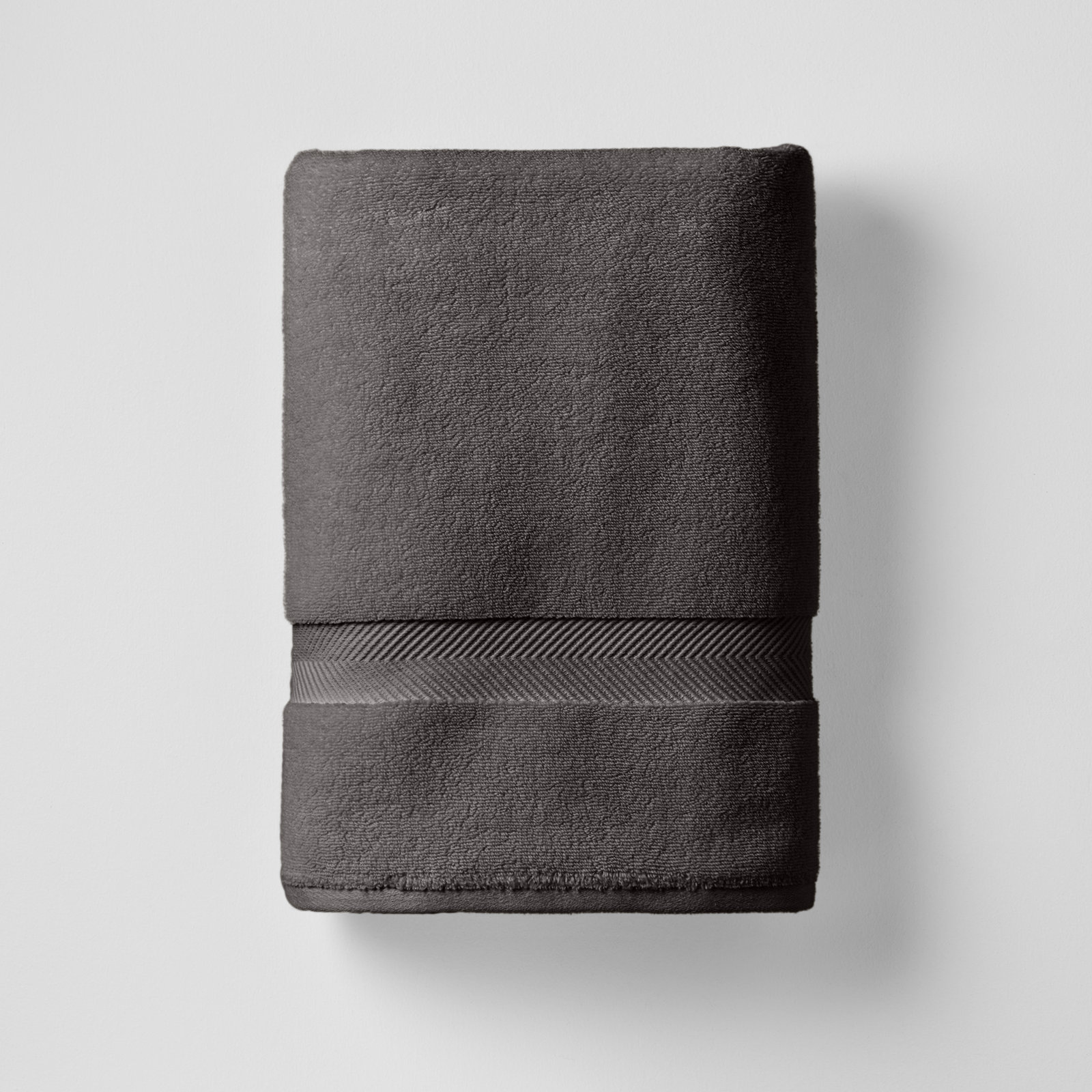 Rane Plush Cotton Bath Sheet, Charcoal