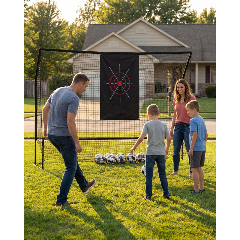 Golf Hitting Nets for Backyard Driving Real Balls, 10x7.5FT Heavy Duty Golf Practice Chipping Nets with Targeting Cloth, Outdoor & Indoor Portable Chipping Practice Swing Training Netting