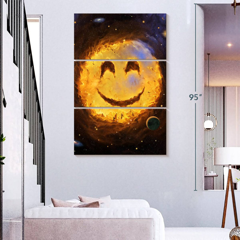 Oberle Galaxy Smile, 74" H x 48" W