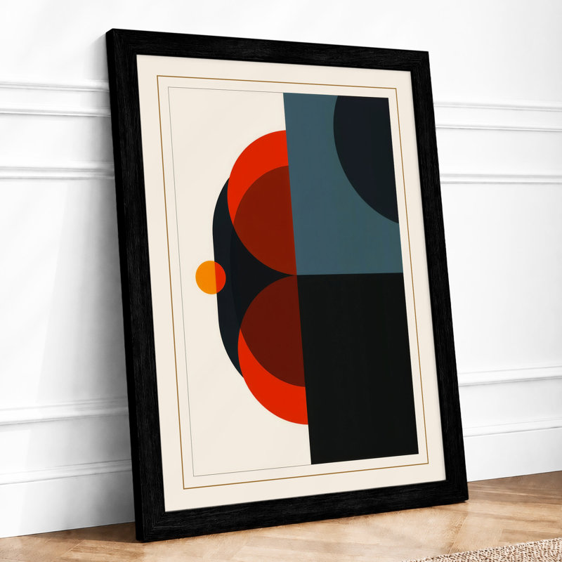 Forms In Balance Geometric - Print, Black, A3 - 42.0 x 29.7 cm