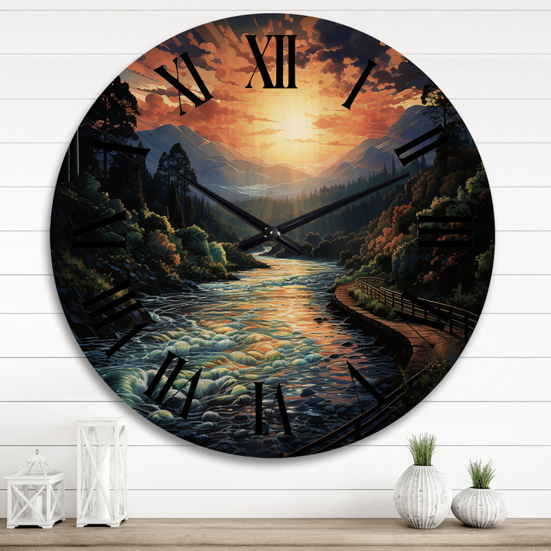 Horloge murale Nahriah, Très grand