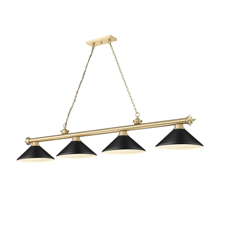Billard, H 14,5 po x l 14 po x P 81,75 po, Noir mat
