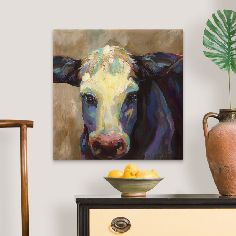 Art mural sur toile Betsy, Toile tendue, H 24 po x l 24 po x P 1 po