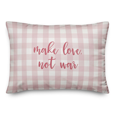  Coussin «Make Love Not War»