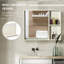 31.5" x 25.5" Bathroom Medicine Cabinet with Mirror