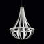 Crystal Empire LED 12 Light 20.5in x 27in Chandelier in White Pass with Clear Radiance Crystals-1013648931-1013648940-1013648943