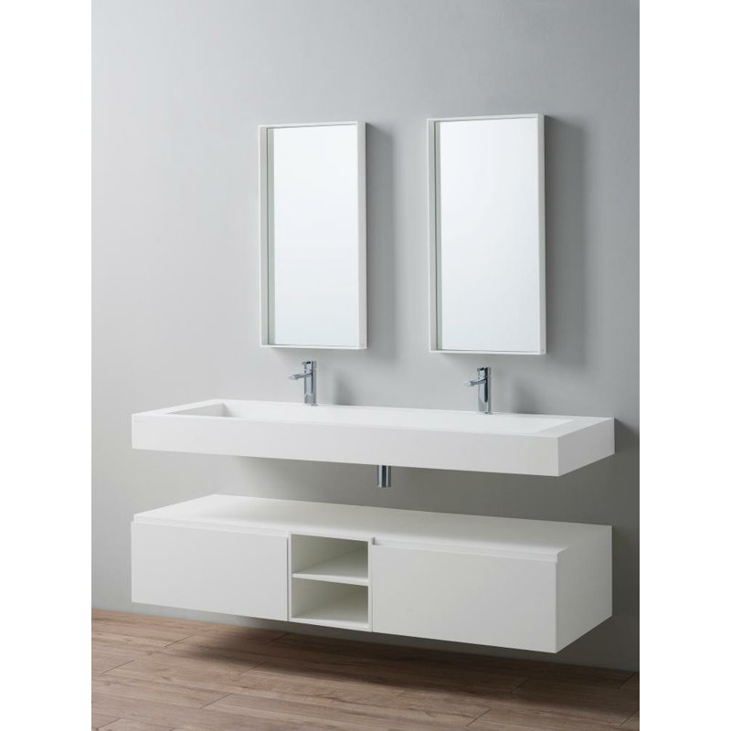Ras 59.81'' L Bathroom Sink