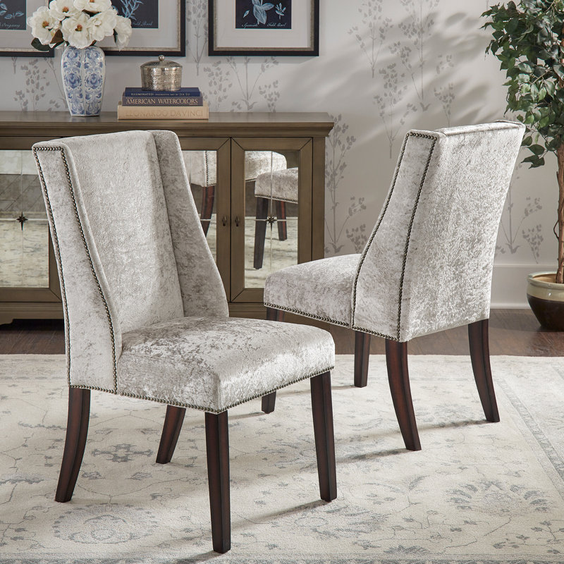 Eleecia 20'' H Upholstered Side Chair, Gray