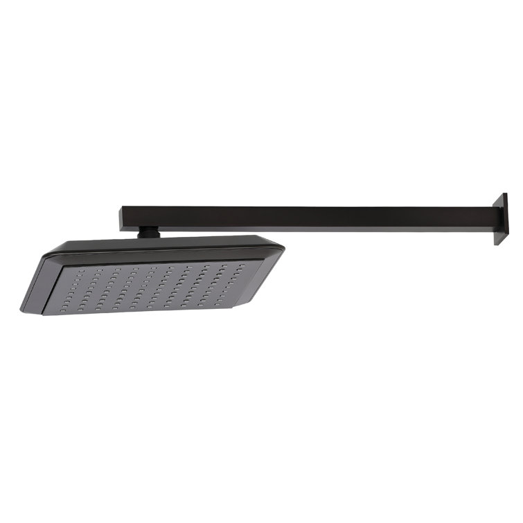 Kingston Brass Shower Scape 9-5/8-Inch Square Raindrop ABS Shower Head with 15-3/4-Inch Shower Arm