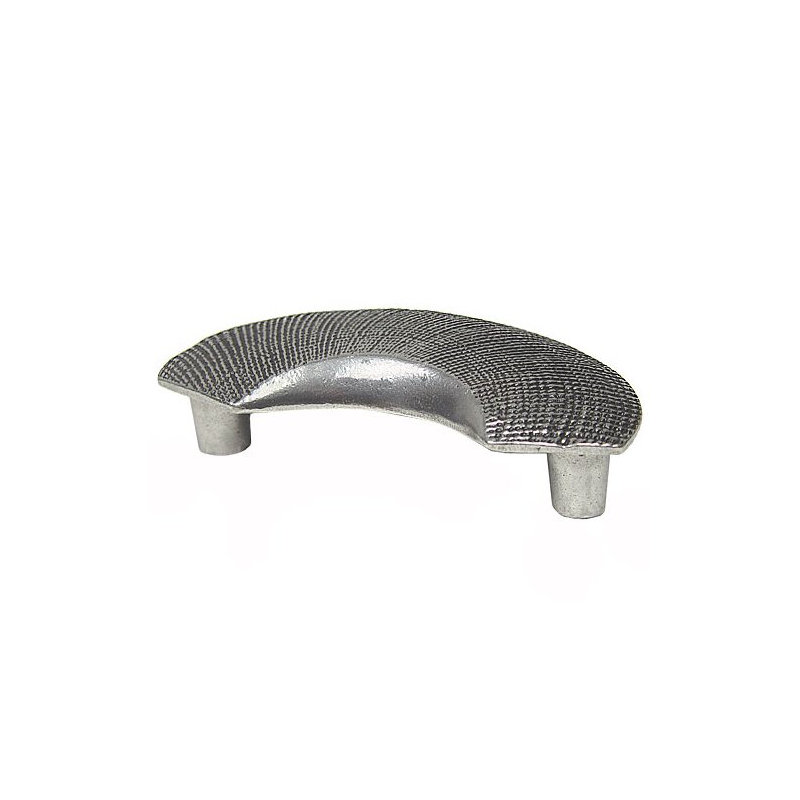 3" Shell Pull Bright Pewter