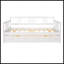 Lit de jour double en bois avec lit gigogne simple