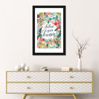 « follow your my rêves », art sur toile