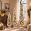 Ensemble 3 pièces arbre de Noël flocon de neige avec 480 lumières DEL