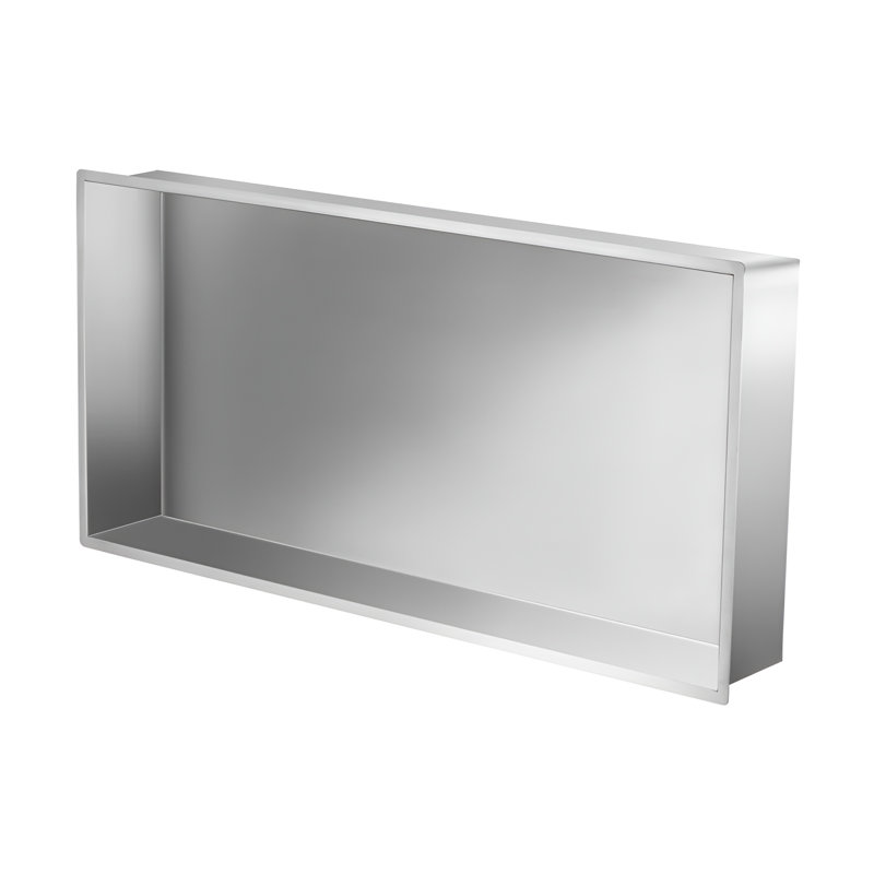 Niche de douche, acier inoxydable poli