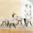 Corso Adelene Elegant 5 Pieces Dining Table Set Modern & Functional Rectangular Dining Table with Swivel Upholstered Chairs for Dining Room-707073734-704690194