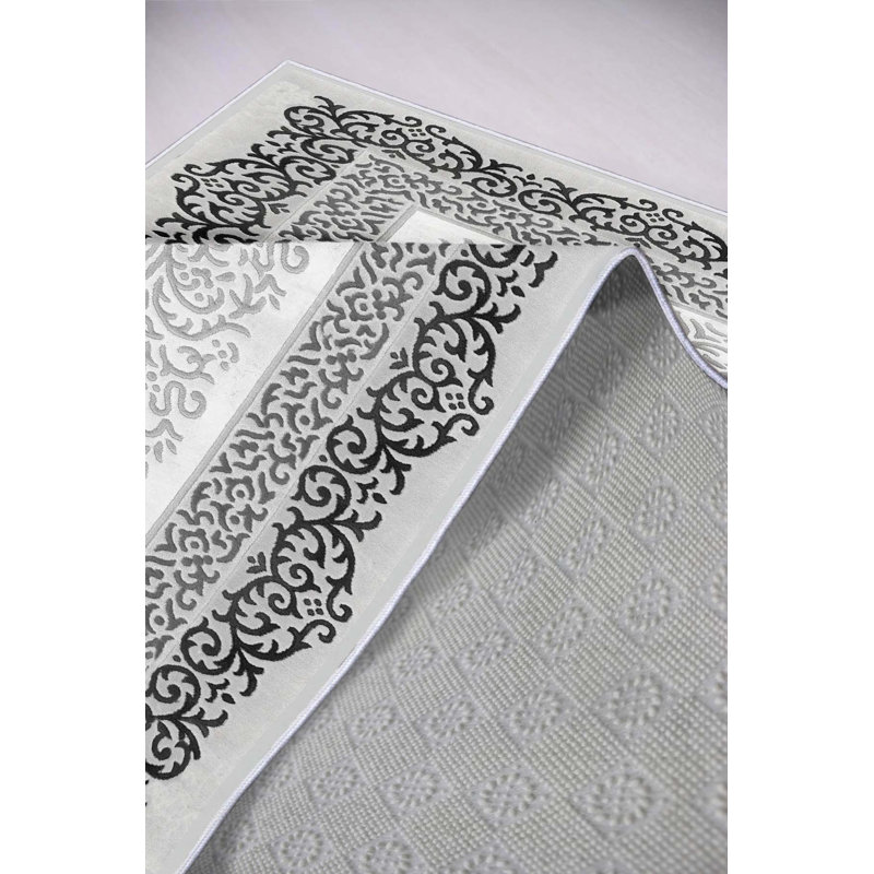 Premium Woven Area Rug, 5.9 x 9.2 Feet | 100% Polyester, 650 g/m² | Antibacterial, Non-Slip PVC Dot Underside, 0.3 in Pile Height | Machine Washable, 3D Digital Printing | Perfect for Living Room & Bedroom Decor