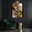 Abstrait art fluide sur toile brune 96-875171533
