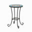 Table d'appoint de patio avec tablette