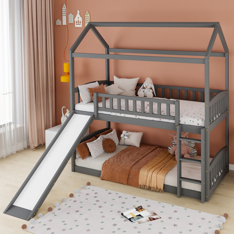 Ruma Kids Twin Over Twin Bunk Bed