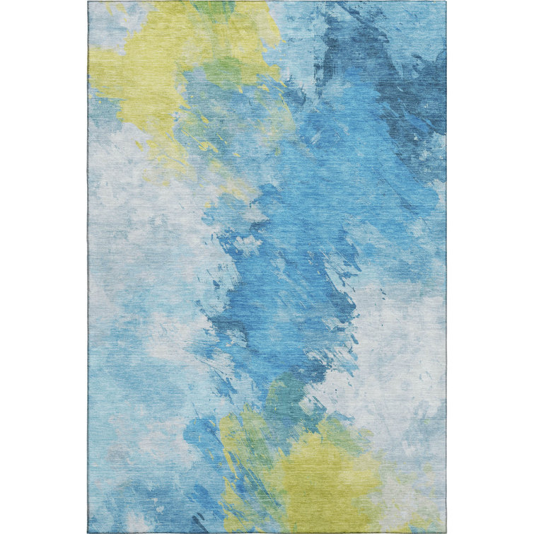 Premium Machine Washable Varasteh AMF1675 Abstract Rug