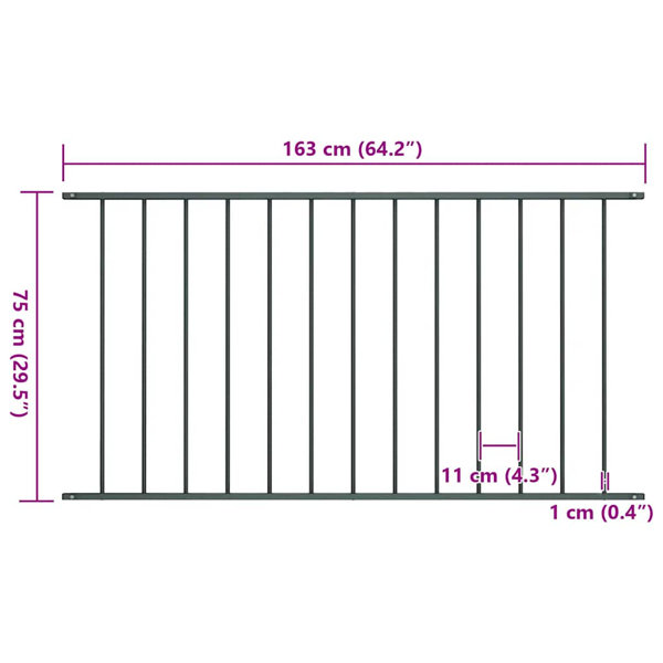 Dimensions du produit