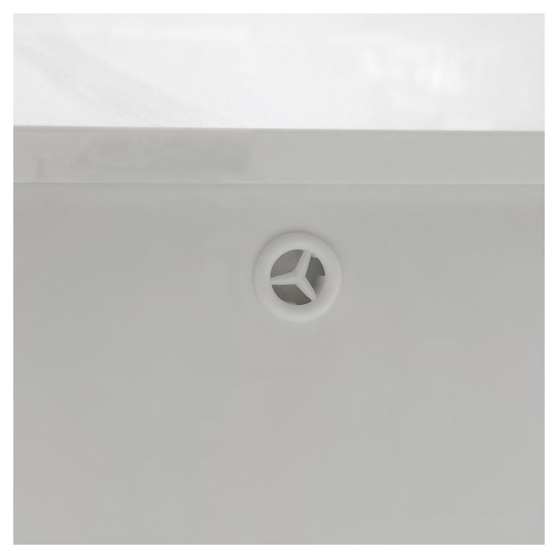 Comptoir de meuble-lavabo double 61 po Carrara