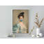 "Alteré classique Portraits", femme élégante avec impression éclectique bleue-98579445-98579446