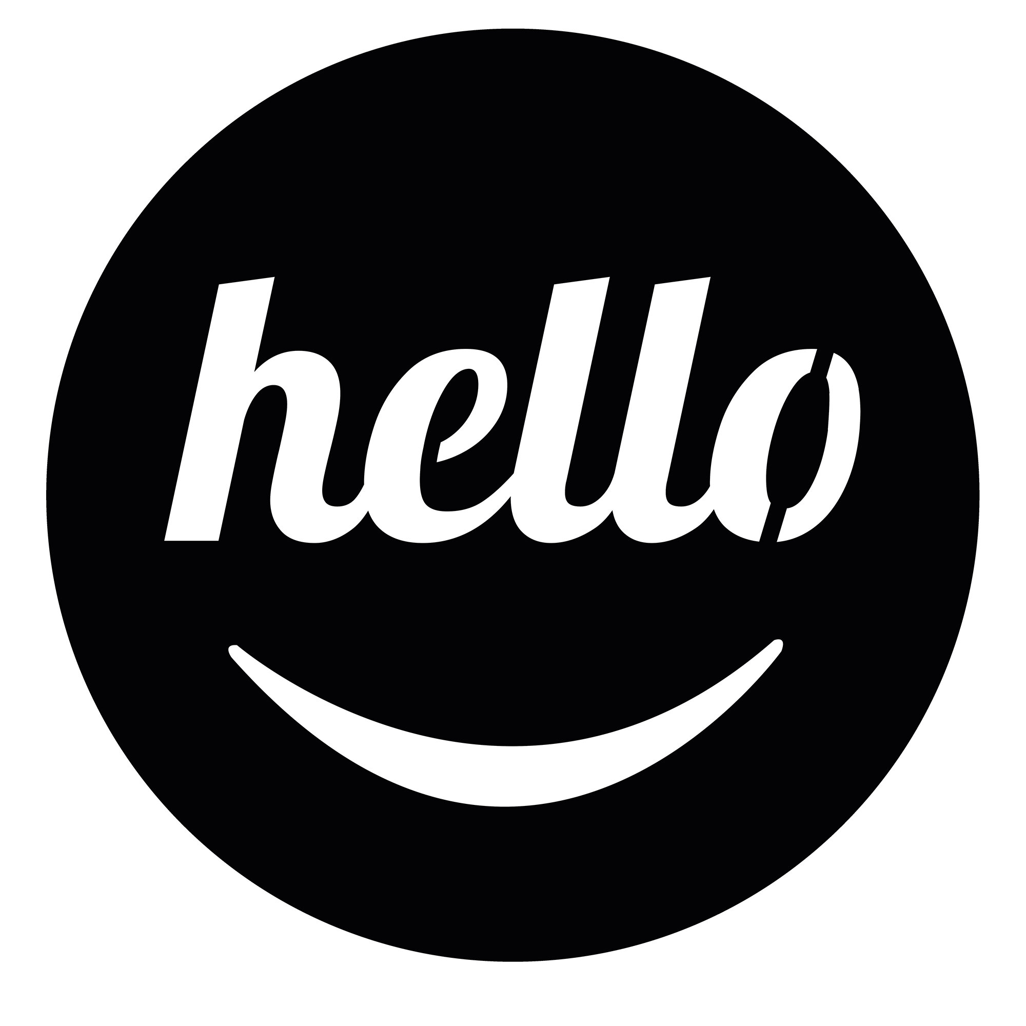 Winston Porter Hello Round Smile Themed Laser Cut Solid Steel Wall Sign ...