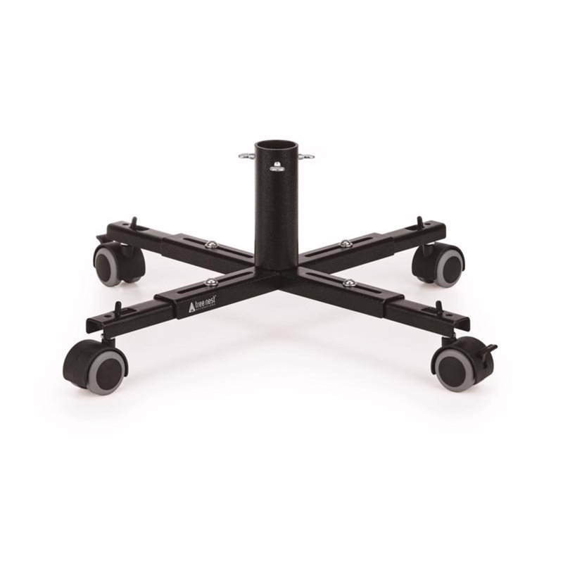 Tree Nest Metal Artificial Rolling Christmas Tree Stand 6 ft.
