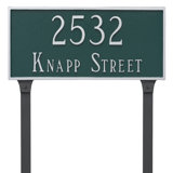 Classic 2-Line Lawn Address Sign