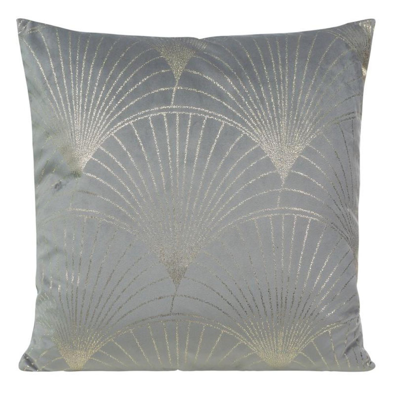 Fabric Zip Square Oxford pillowcases, Silver