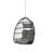 Dark Gray Outdoor Hanging Chair - Egg Swing For Patio, Mall, Leisure Facilities With Waterproof Cushion In Deep Garden, Courtyard, Basement Frame-1847467966
