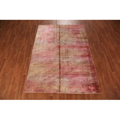 Tapis indien contemporain en laine Contemporary