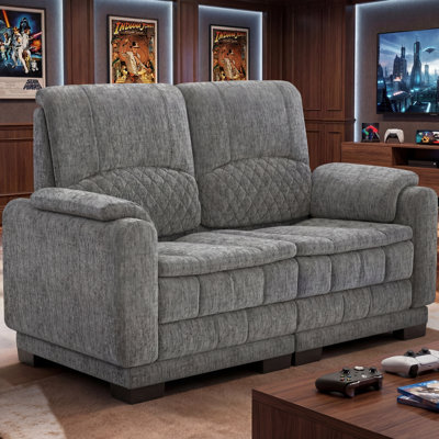 Modular Sectional Sofa Couches for Living Room, Comfortable Boneless Cloud Couch, Modern Loveseat Sofa Cozy Deep Seat Sofa, Collapse Prevention Reinforcement Easy