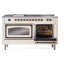 ILVE Nostalgie II Noblesse 60 po à 2 brûleurs, plaque chauffante, plaque de cuisson française-939345228-939345233