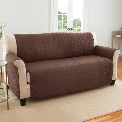 Polyester T-Cushion Sofa Slipcover