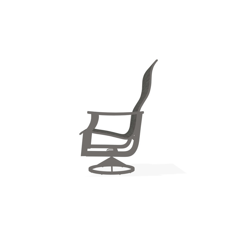 St. Catherine Polymer Outdoor Lounge Chair, Warm Gray, Sicily