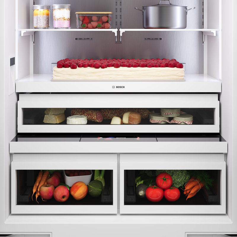 36" Benchmark® Built-In 2-Door Bottom Mount Fridge-Freezer Combination