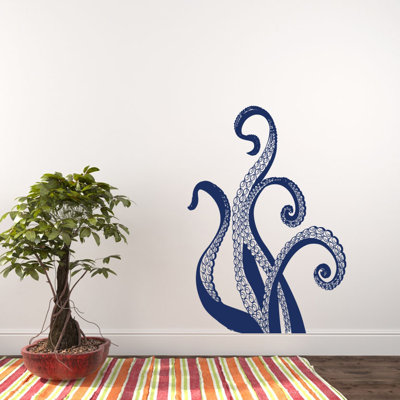 Adhésif décoratif pieuvre