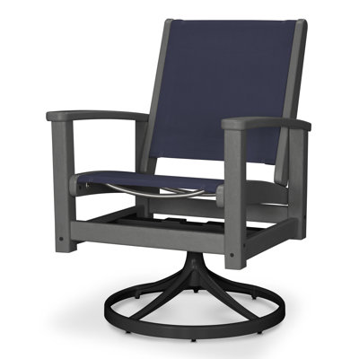 POLYWOOD Coastal Swivel Rocker