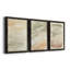 «Garden Treillage Blueprint I», ensemble de 3 peintures sur toile encadrées-830601951-830601950